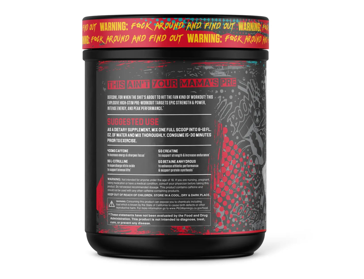 Defcon 1 pre-workout