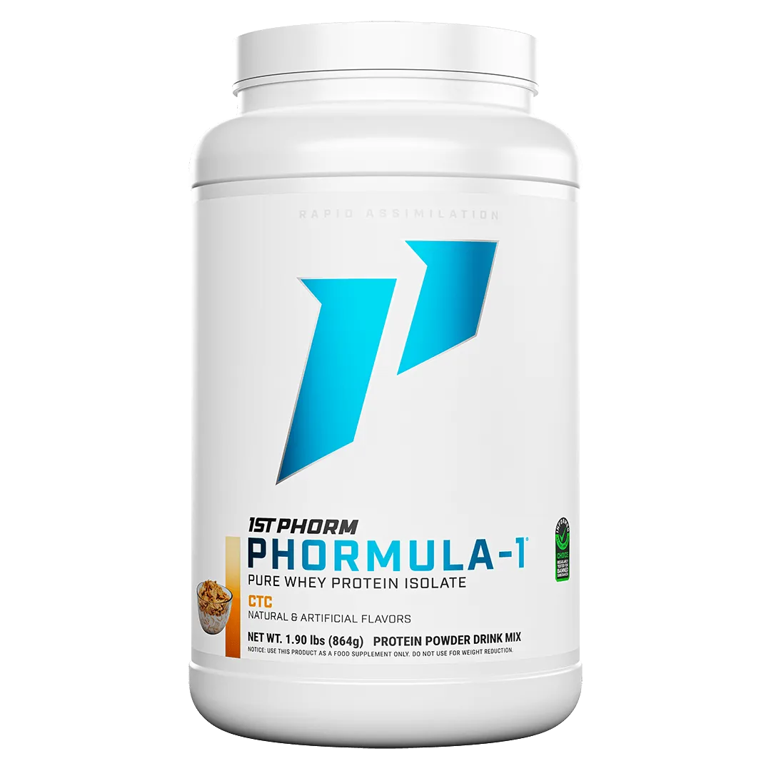 CTC 1st Phorm Phormula-1 protein powder - high-quality whey protein isolate available at our health store and supplement store near you in Melbourne, Florida