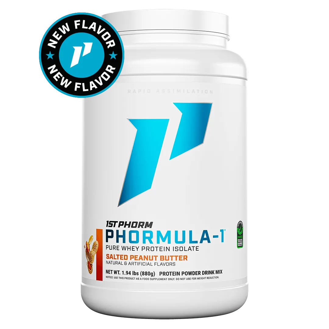 Salted Peanut 1st Phorm Phormula-1 protein powder - high-quality whey protein isolate available at our health store and supplement store near you in Melbourne, Florida