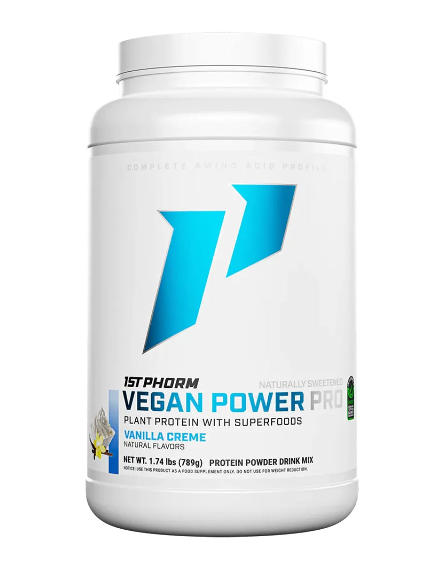 Vanilla 1st Phorm Vegan protein powder at Fitness Society - plant-based protein supplement available at our health store and supplement store near you in Melbourne, Florida