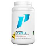 Chocolate banana 1st Phorm Level 1 protein powder at Fitness Society - sustained assimilation protein blend available at our health store and supplement store near you in Melbourne, Florida"