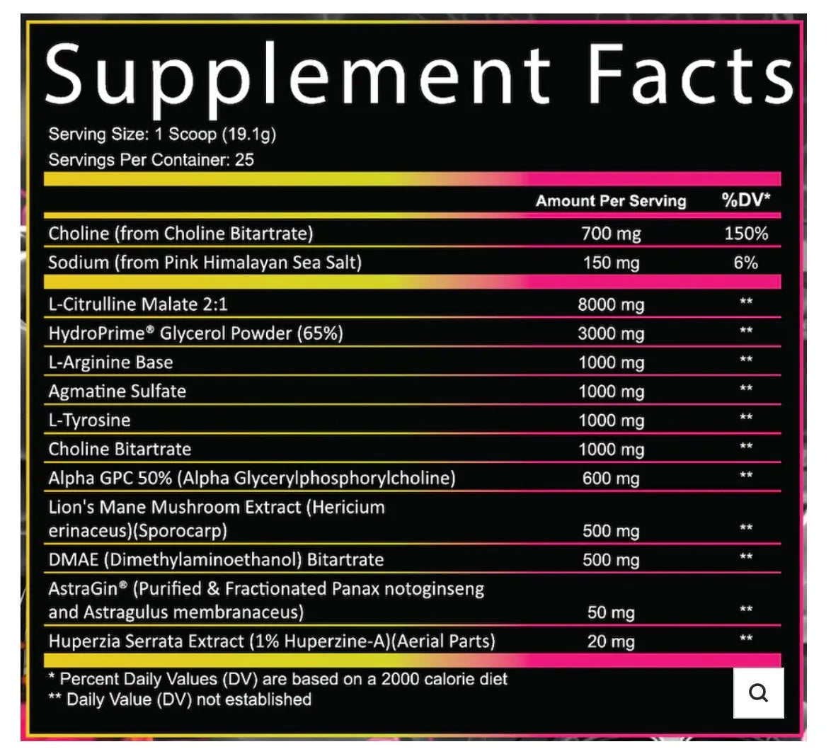 nootropic pump at Fitness Society Supplements in Melbourn, FL