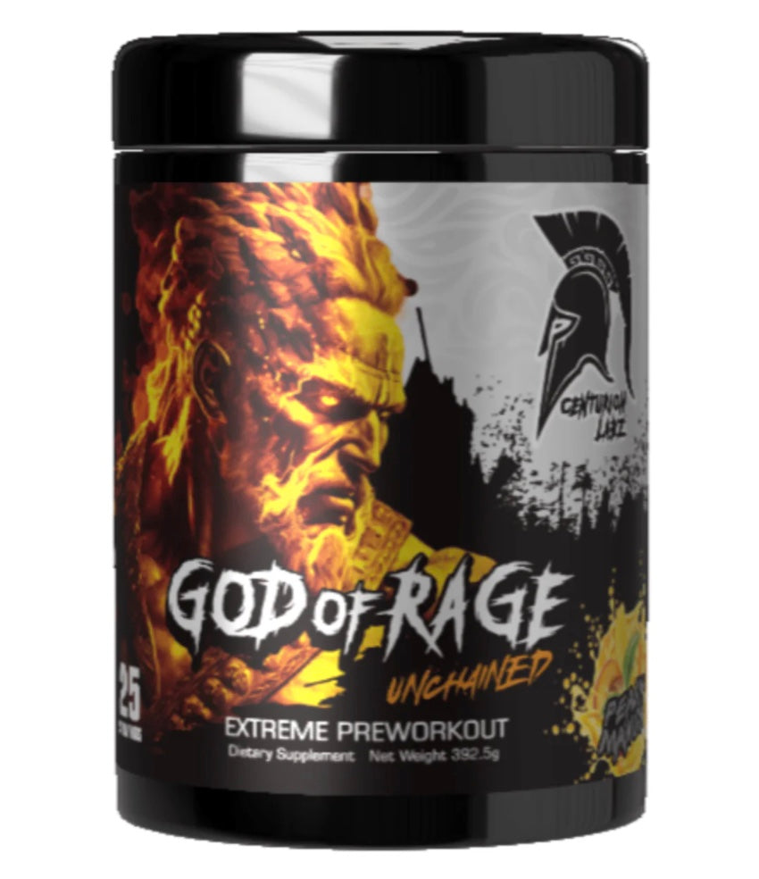 God of Rage Peach Mango pre workout