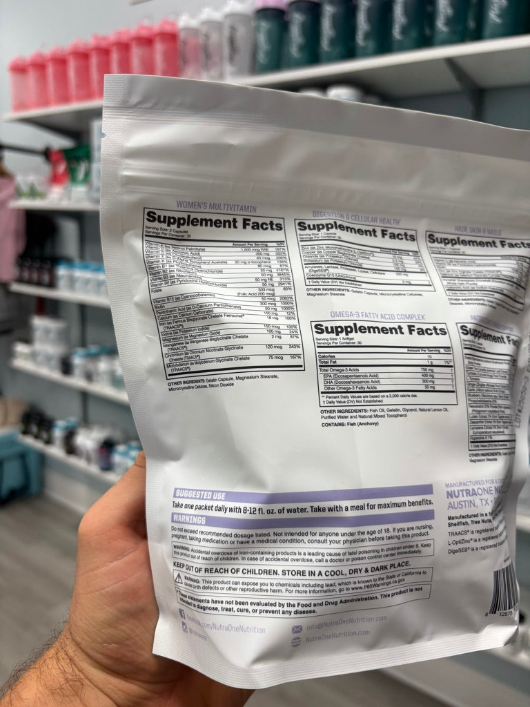 NutraOne Miss One Women's Daily Vitamin Packs