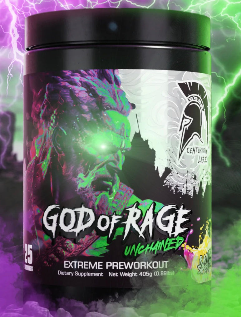 God of Rage Rainbow Sherbert pre workout