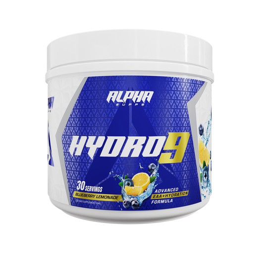 Alpha Supps Hydro9 at Fitness Society - hydration support supplement with essential electrolytes available at supplements near me in Melbourne, Florida