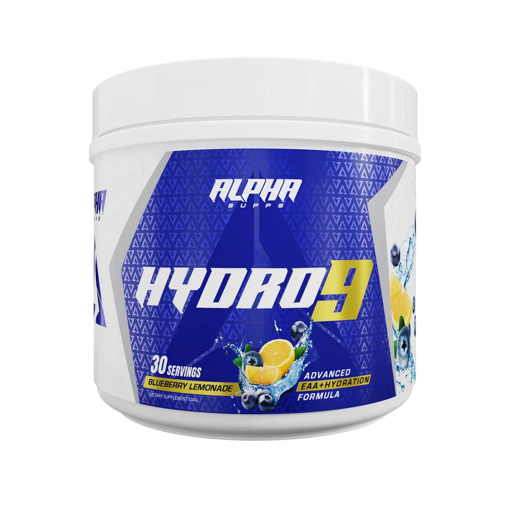 Alpha Supps Hydro9 at Fitness Society - hydration support supplement with essential electrolytes available at supplements near me in Melbourne, Florida