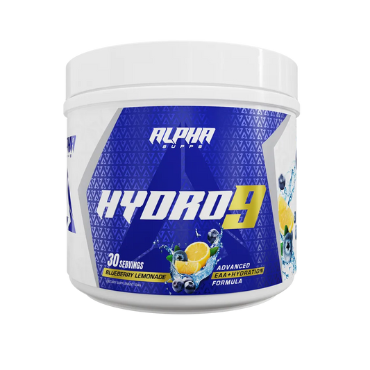 Alpha Supps Hydro9 at Fitness Society - hydration support supplement with essential electrolytes available at supplements near me in Melbourne, Florida