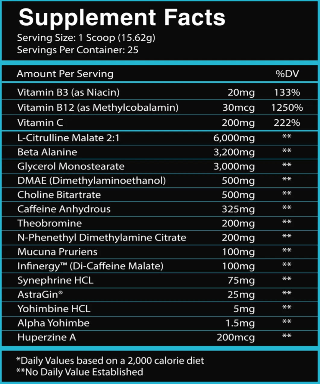 extreme pre-workout