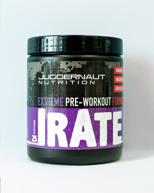 irate pre-workout Juggernaut 