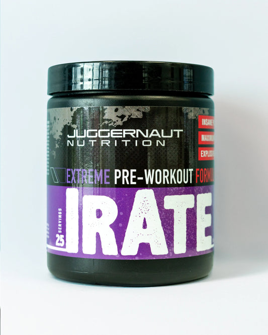 irate pre-workout Juggernaut 