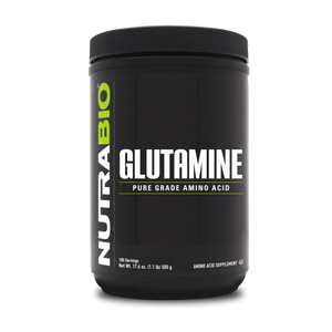 NutraBio 100-Serving Glutamine Powder