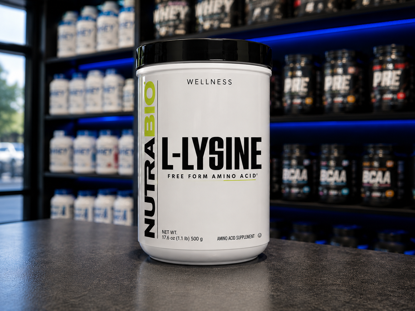 Nutrabio L-Lysine Powder (500g)