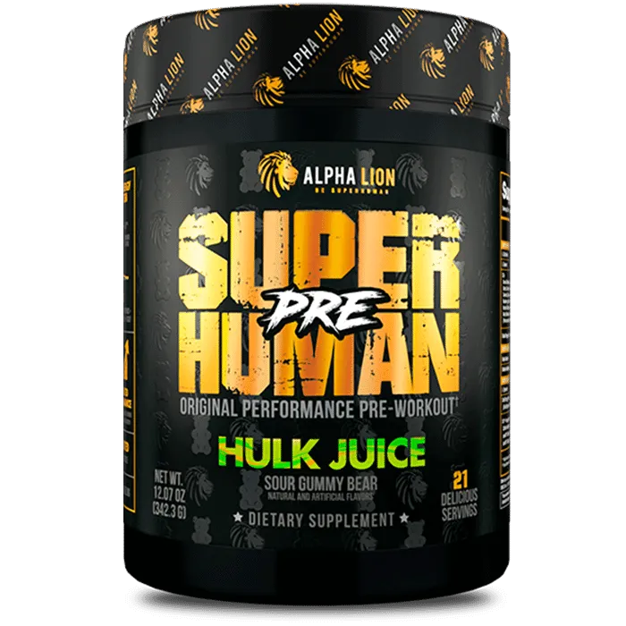 Alpha Lion Super Human at Fitness Society - powerful pre-workout supplement for maximum energy and performance available at supplements near me in Melbourne, Florida