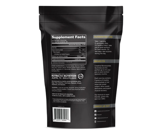 Creatine monohydrate gummies