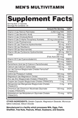Multi-vitamins for men