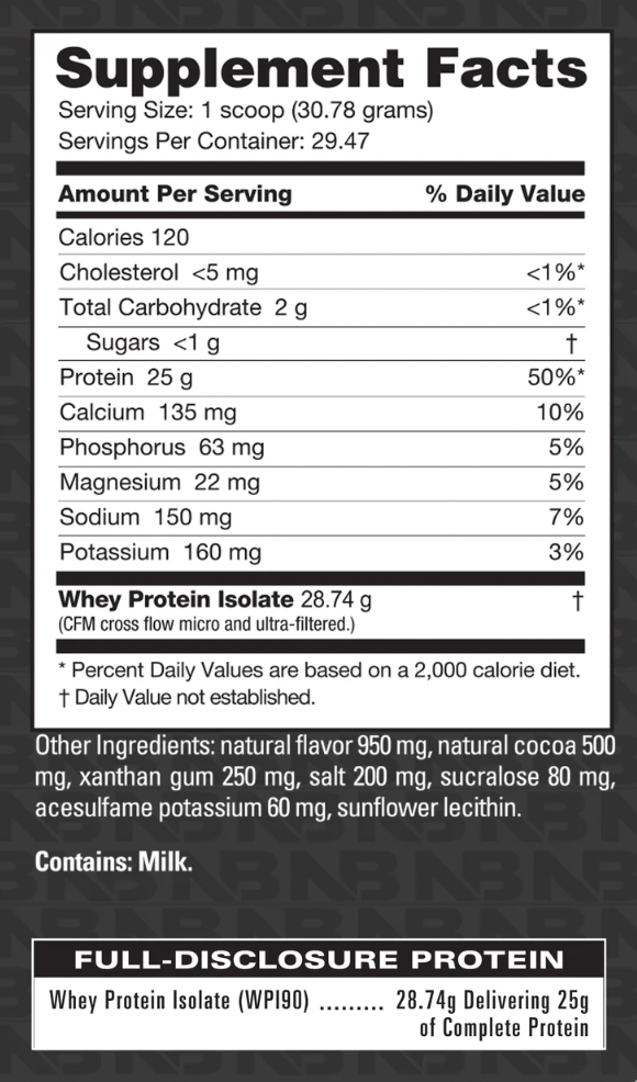 NutraBio Whey Protein Isolate