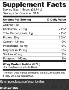 NutraBio Whey Protein Isolate