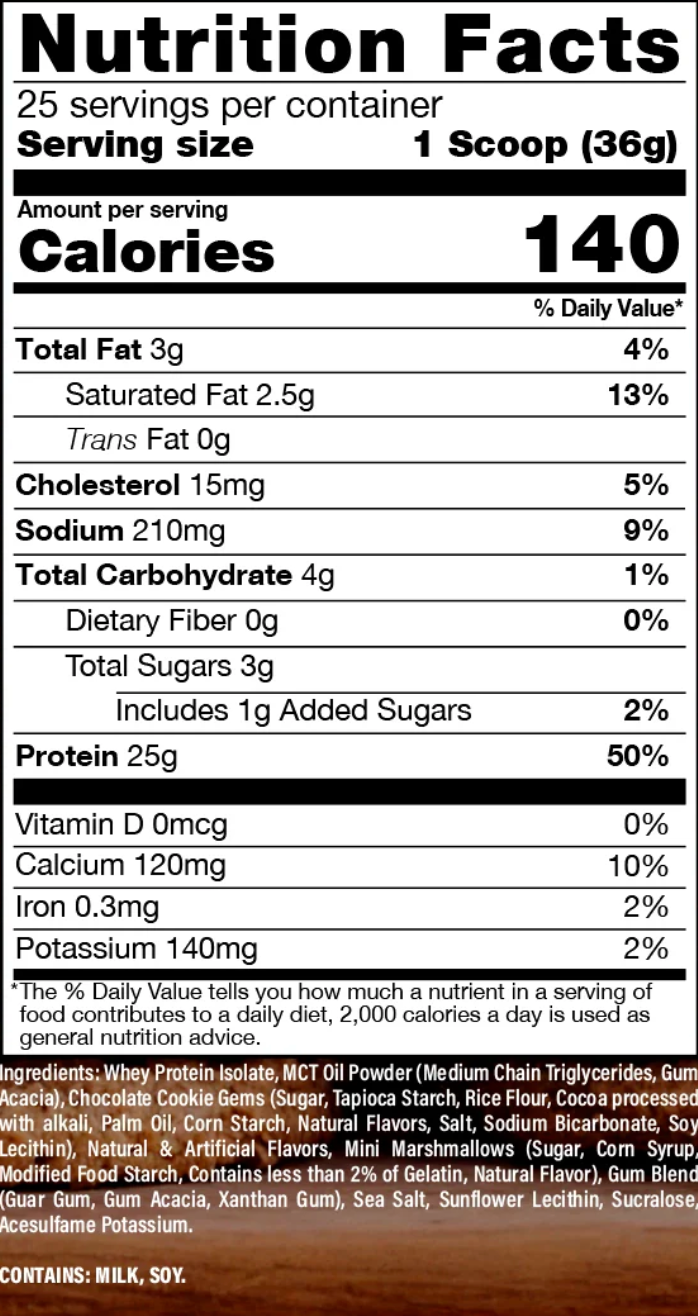 mint flavored protein shakes