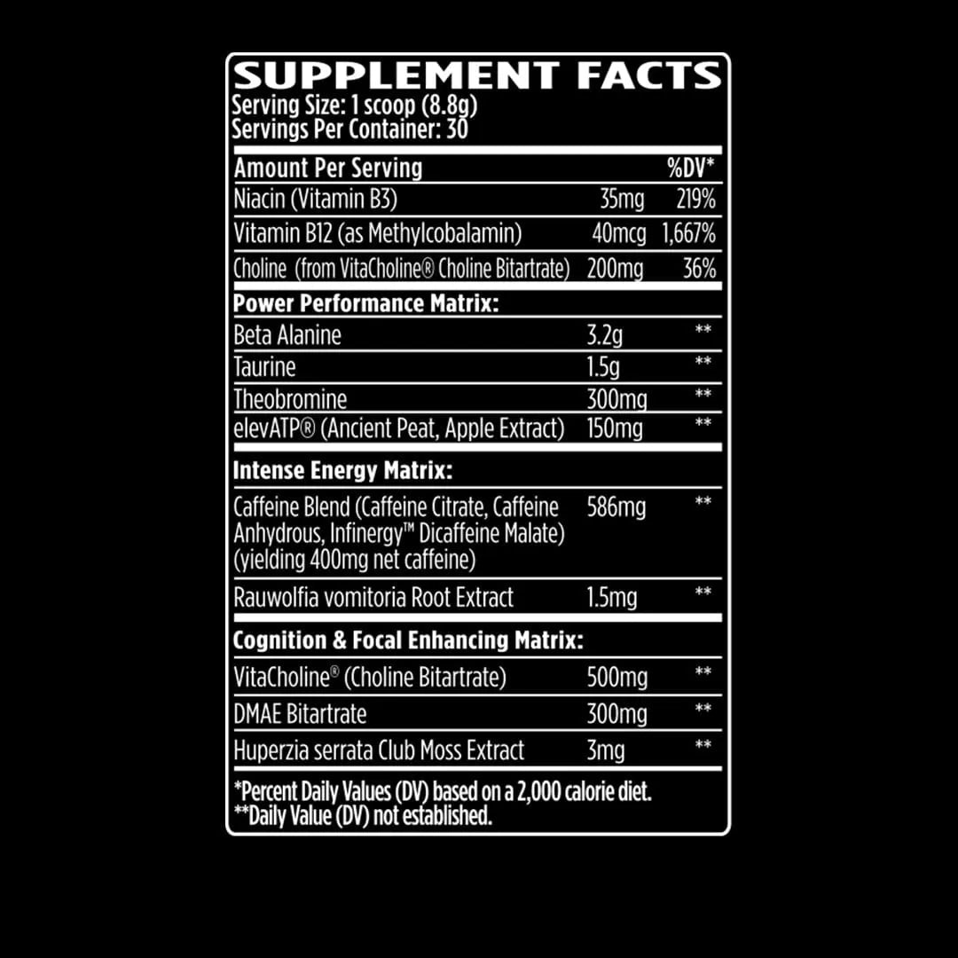 intense energy matrix