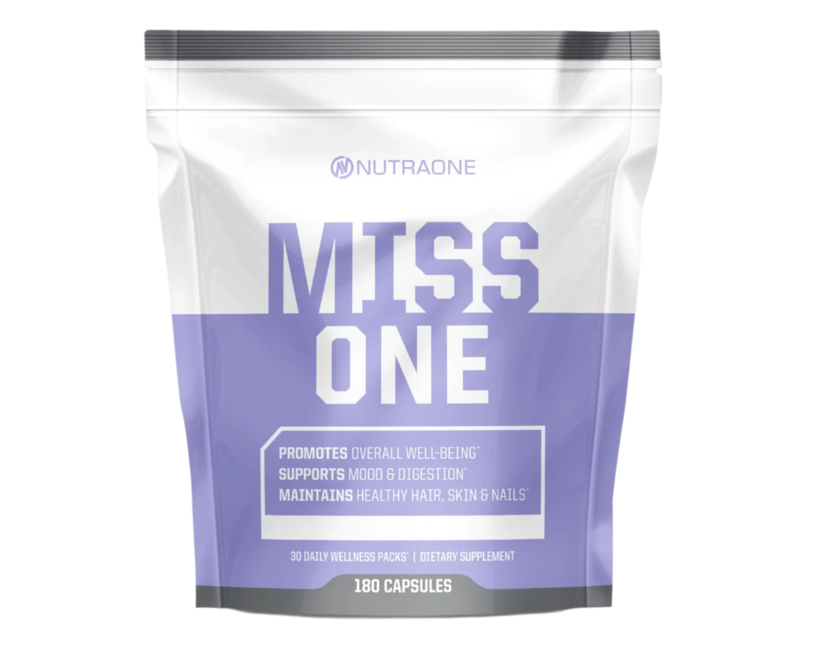 MissOne Women's Vitamin Pack by NutraOne for daily health and beauty support