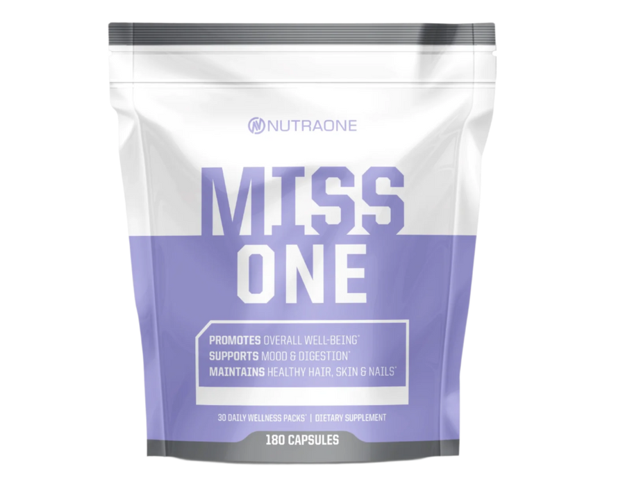 MissOne Women's Vitamin Pack by NutraOne for daily health and beauty support