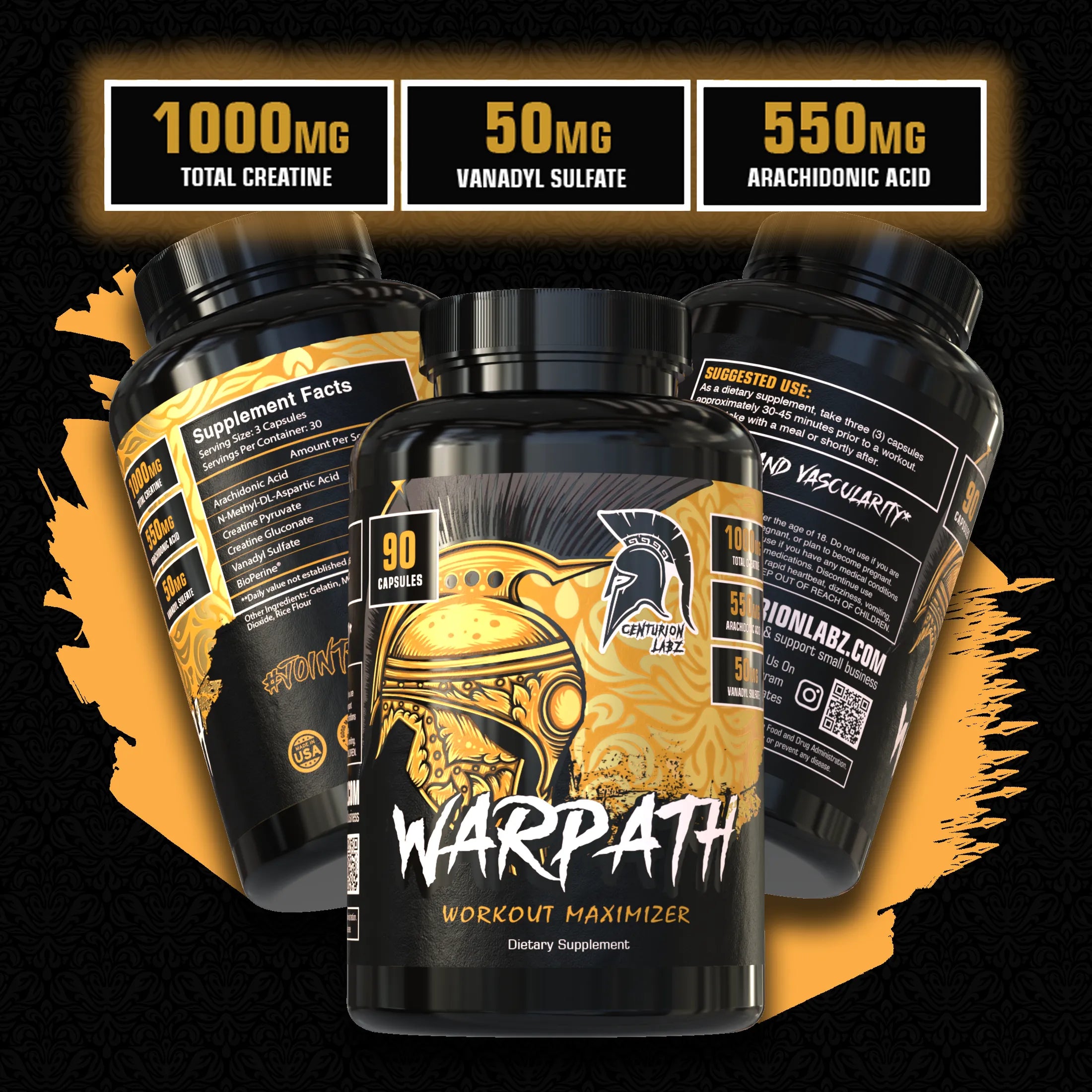 Muscle Pump Pill Centurion Labs War Path Pump Pill