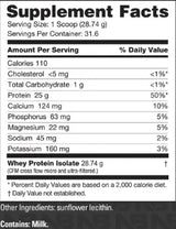 nutrabio whey isolate nutrition