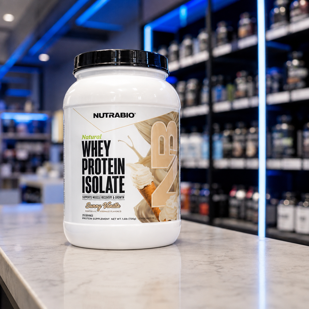 Nutrabio Natural Whey Protein Isolate