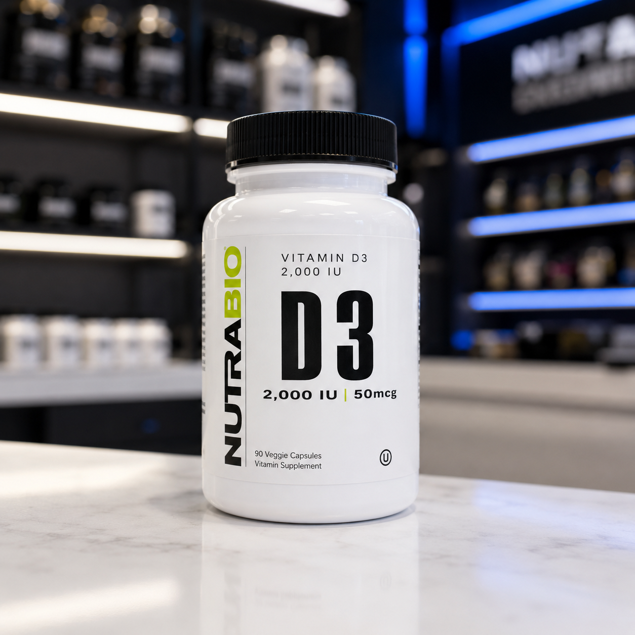 Nutrabio Vitamin D3 (2000iu)
